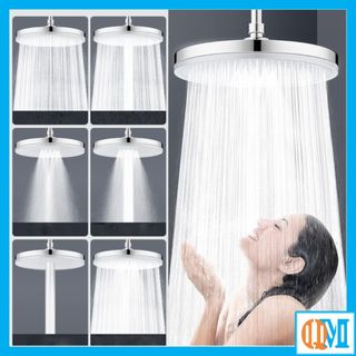 Bát sen tắm đứng tròn dày 23cm, bát sen tăng áp thay thế cho sen cây 6 chế độ phun tia, điều chỉnh xoay 360 độ linh hoạt