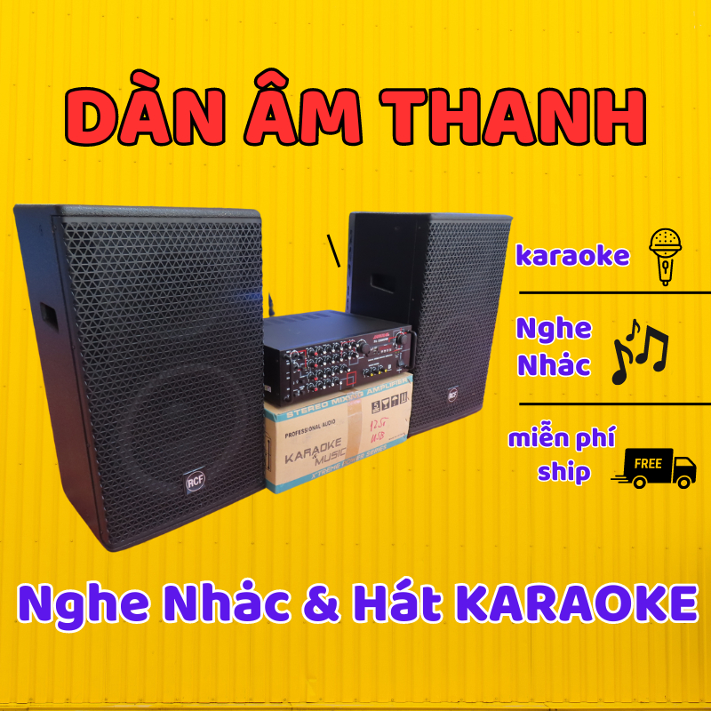 Dàn Âm Thanh Karaoke Gia Đình [ NGHE NHẠC & HÁT KARAOKE GIÁ CỰC SỐC BẢO HÀNH 12 THÁNG ]