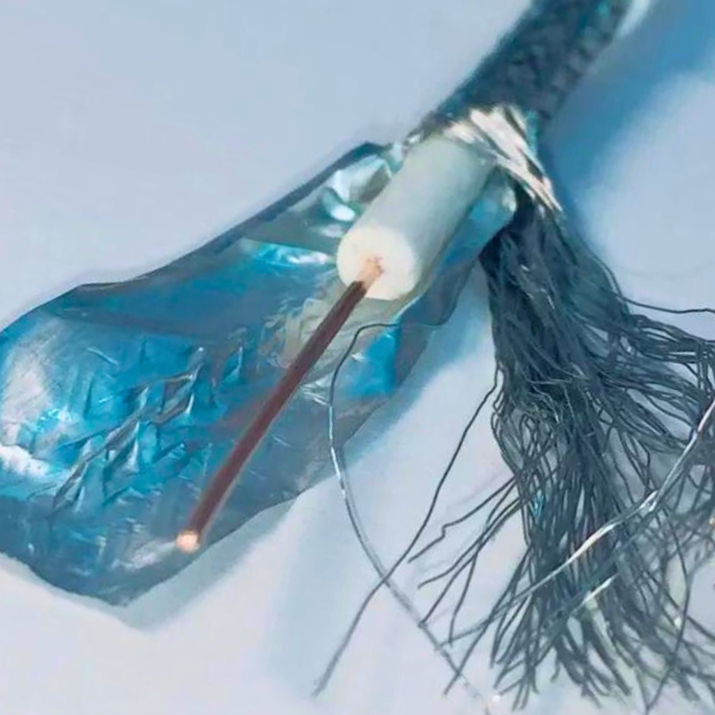 Cáp đồng trục SINO có bọc bạc chống nhiễu, dây cáp dùng để kết nối tín hiệu camera, dây cáp có lõi đồng nguyên chất