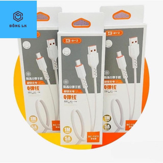 CÁP SẠC NHANH BYZ 1M,Model: BC-151: USB-IPHOON, TYPE C, MICRO, BẢO HANH 1 ĐỔI 1
