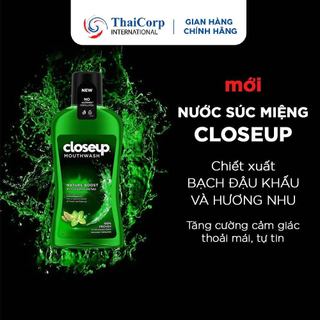 Nước Súc Miệng Close Up - Nature Boost (500ml/Chai)