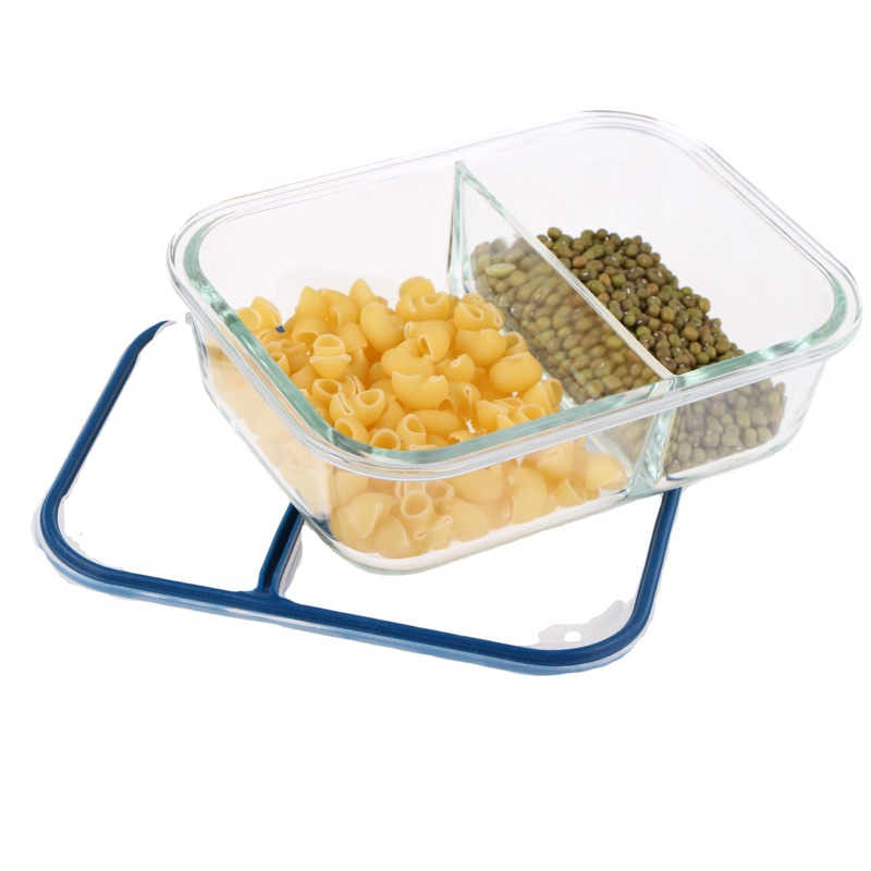 YEAHCOOK Hộp đựng thực phẩm chia ngăn chống tràn giữa các ngăn tiện ích khi phân loại thức ăn