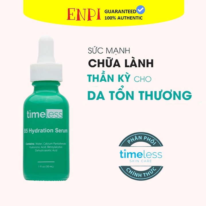 Hồi phục da Timeless Vitamin B5 Serum 30ml (store)