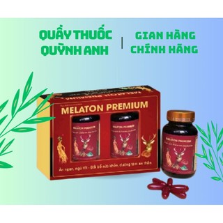 MELATON PREMIUM - Viên uống hỗ trợ dưỡng tâm, an thần, giúp ăn ngon, ngủ ngon, bồi bổ cơ thể, tăng cường sức khỏe.