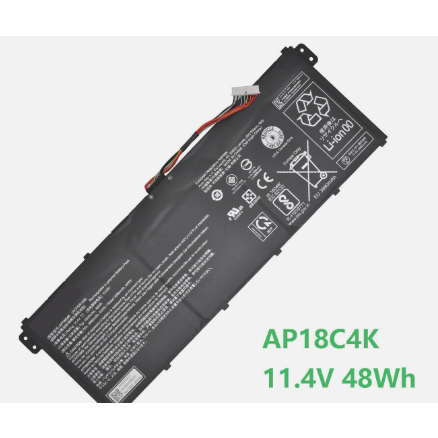 Pin laptop Acer Swift S40-51, Swift 3 SF314-41, SF314-41G SF314-57, SF314-57G, Spin 3 SP314-54 SP314-54N, AP18C4K, 48Wh