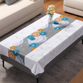 (90×150cm) PVC Khăn Trải Bàn / Khăn Trải Bàn Vuông Chống Thấm Nước Và Chống Dầu / Gia Đình Phòng Khách Bàn Cà Phê Vải