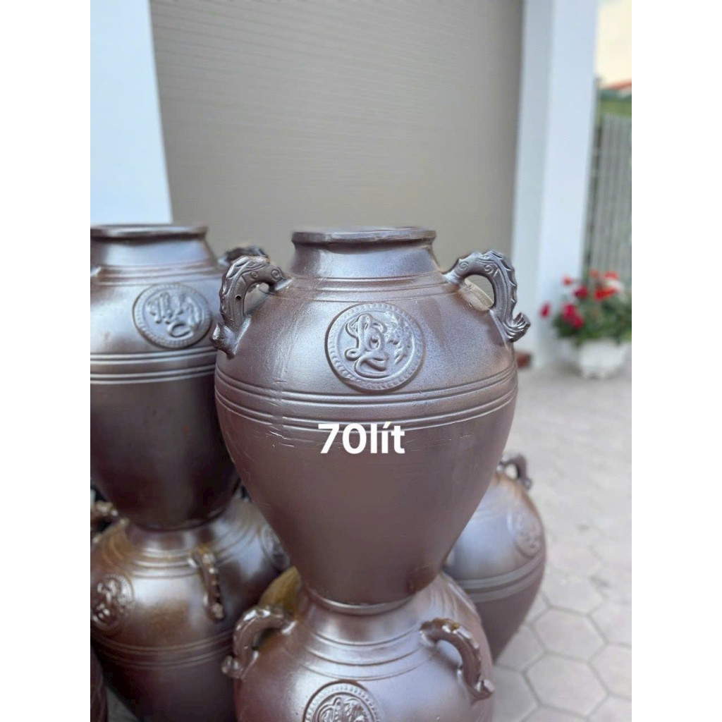 [50-70 LÍT] Chum sành ngâm rượu Chắc Dày Có Quai