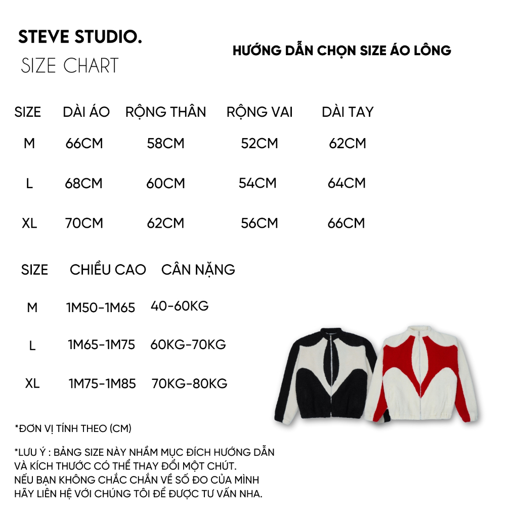 Áo khoác lông cừu WOOL STEVE, Áo khoác nam nữ unisex, Local Brand STEVE