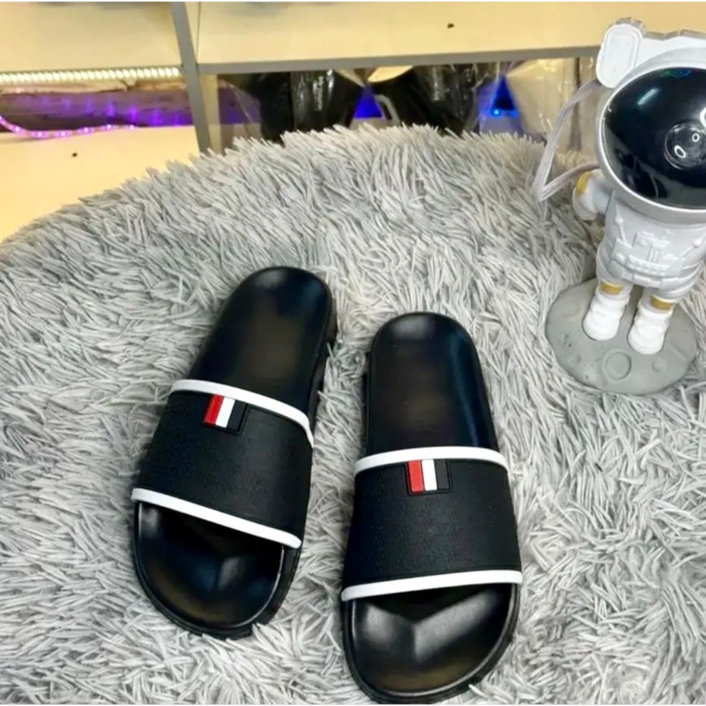 Dép Nam Nữ đẹp Thom Browne CAO CẤP vân chìm siêu nét, quai ngang thời trang trẻ thể thao cá tính