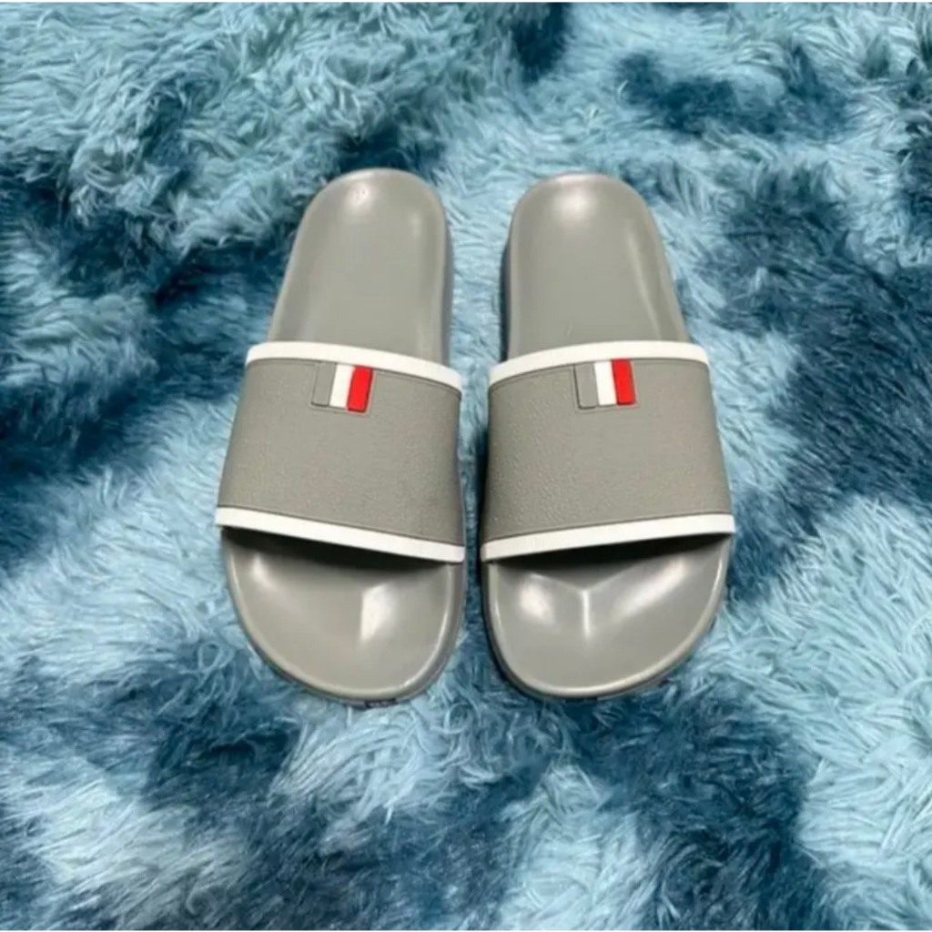 Dép Nam Nữ đẹp Thom Browne CAO CẤP vân chìm siêu nét, quai ngang thời trang trẻ thể thao cá tính