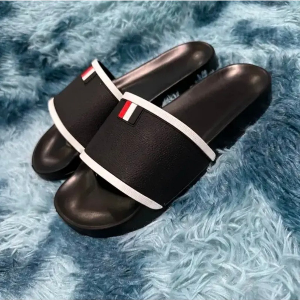 Dép Nam Nữ đẹp Thom Browne CAO CẤP vân chìm siêu nét, quai ngang thời trang trẻ thể thao cá tính