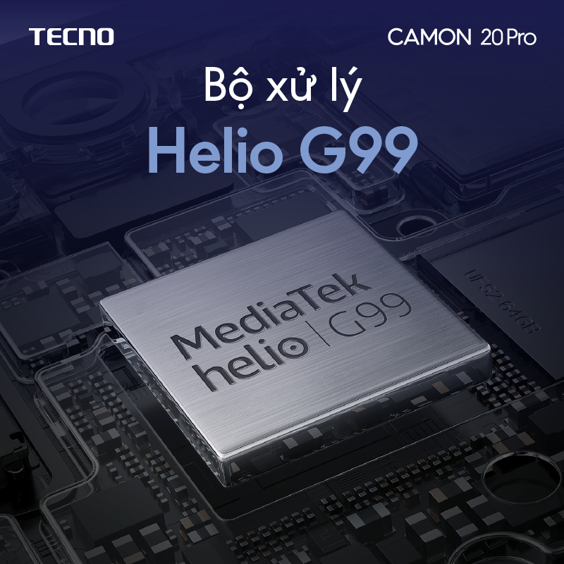Điện thoại Tecno CAMON 20 Pro 16GB/256GB Camera 64MP+32MP |Helio G99 | 5000mAh/ 33W |6.7'' - Mimall Official