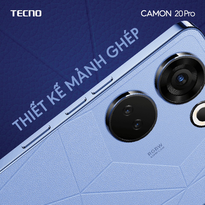 Điện thoại Tecno CAMON 20 Pro 16GB/256GB Camera 64MP+32MP |Helio G99 | 5000mAh/ 33W |6.7'' - Mimall Official