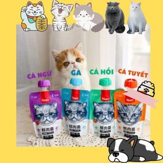 Wanpy nắp vặn, súp thưởng Wanpy nắp vặn, thức ăn cho mèo - Benben Pet