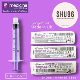 [SHU86] Medicina Syringe - Dụng cụ đong ml / Xi lanh đong ml của UK