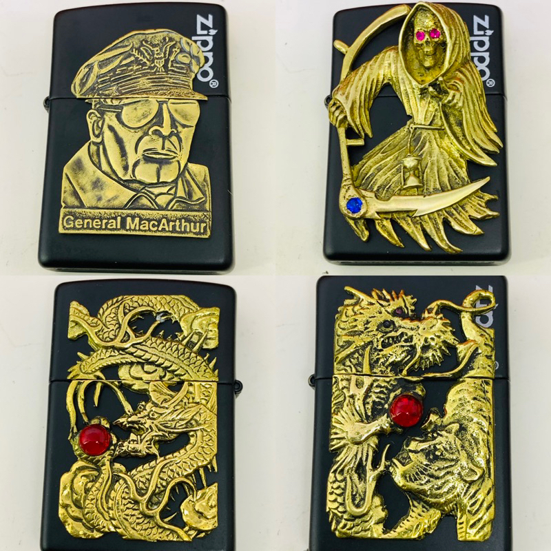 Eblem Đồng dán Zippo ( Có tặng kèm keo dán )