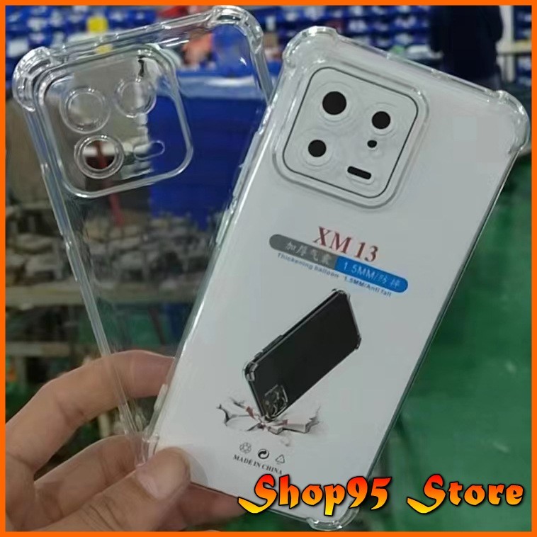 Ốp lưng Xiaomi Mi 13 Mi13 pro Mi 13Ultra Chống va đậptrong suốt