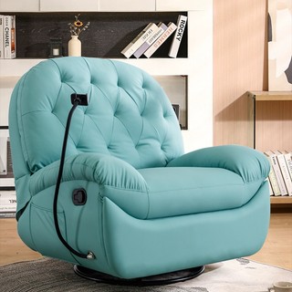 Ghế sofa đơn thư giản, Ghế giám đốc bập bênh chất liệu da cao cấp tích hợp chế độ ghế và giường nằm thông minh