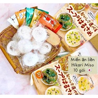 Miến ngũ vị Hiraki Miso Nhật Bản cho bé ăn dặm (bịch 10 gói nhỏ/ 5 vị)