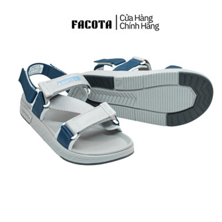 Giày sandal nam nữ unisex đi học quai ngang Facota FC06 Sport đế cao 3 phân