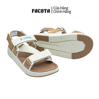 Giày sandal nam nữ unisex đi học quai ngang Facota FC05 Sport đế cao 3 phân