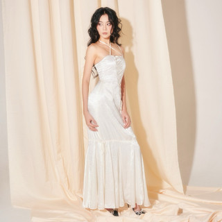 Đầm lụa dây chéo đuôi cá INTO.EIGHT thiết kế (Celeste Dress)