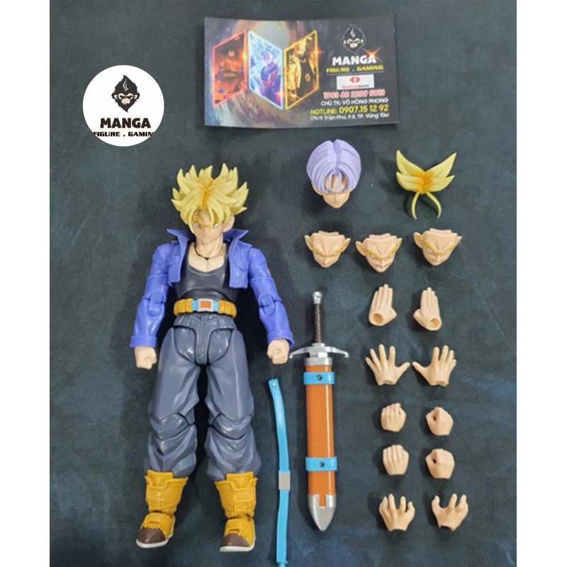 MÔ HÌNH SHF TRUNKS SS BANDAI - mô hình chính hãng 2HAND