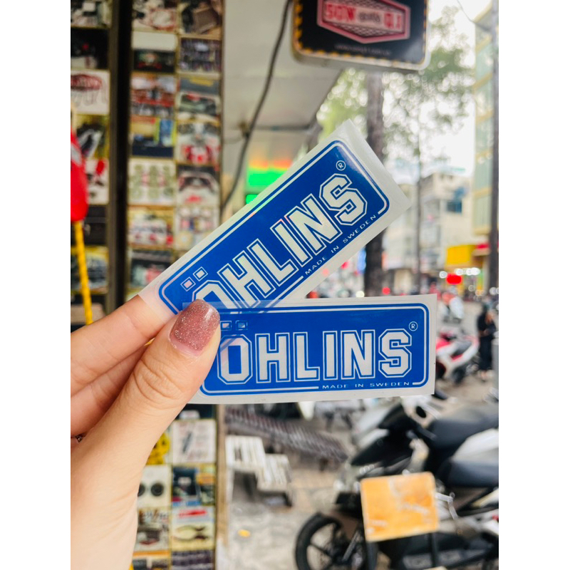 Tem Ohlins Xanh ( Tem Lớn )