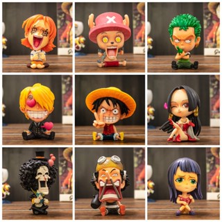  Mô hình One Piece 3D Chibi Luffy Zoro Sanji Ace Sabo Nami Robin Choper Usopp Brook Franky Jinbei Boa Hancok Doflamingo 