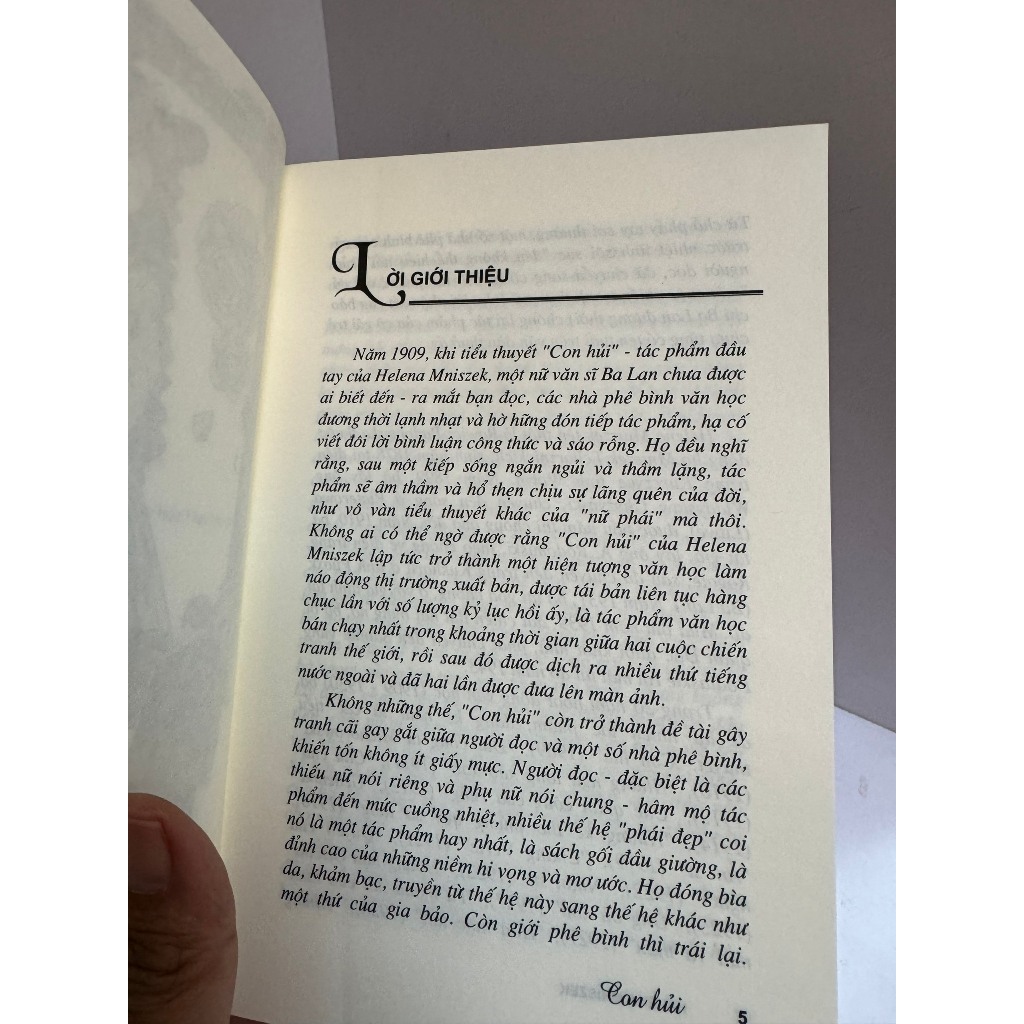 Sách -   Con Hủi  - Helena Mniszek - Nguyễn Hữu Dũng dịch – Huy Hoang Bookstore – NXB Văn họ