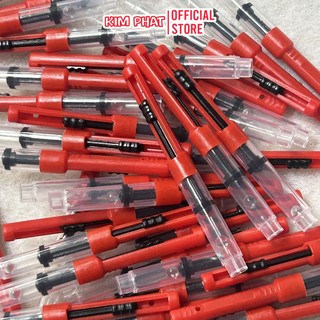 Piston bơm mực cho bút máy tẩy được dạng xoáy