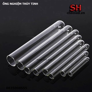 Ống nghiệm thủy tinh, ống thủy tinh chịu nhiệt dùng trong y tế, thí nghiệm