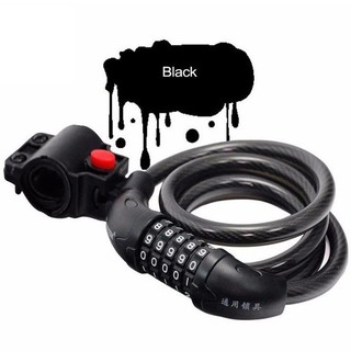 Khóa dây xe đạp 5 số đổi được mã 1.2m