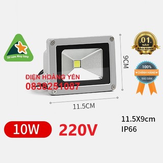 đèn led pha 10w chiếu sáng ngoài trời