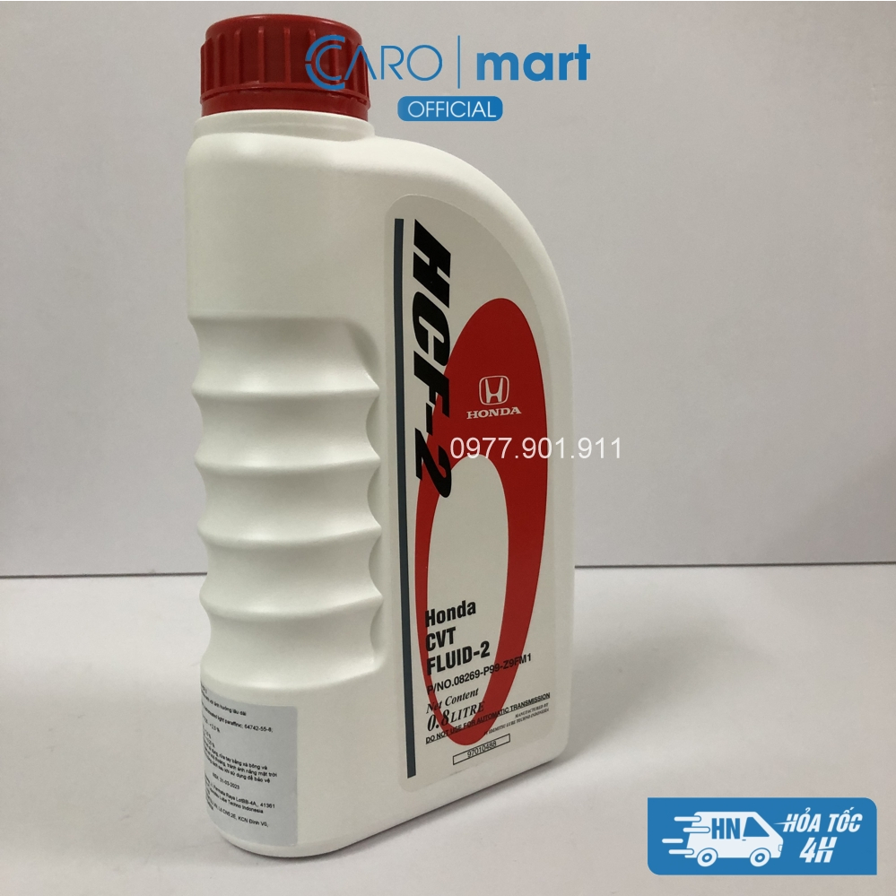 Dầu nhớt hộp số tự động vô cấp xe City, Civic, Jazz Honda HCF-2 CVT Fluid-2