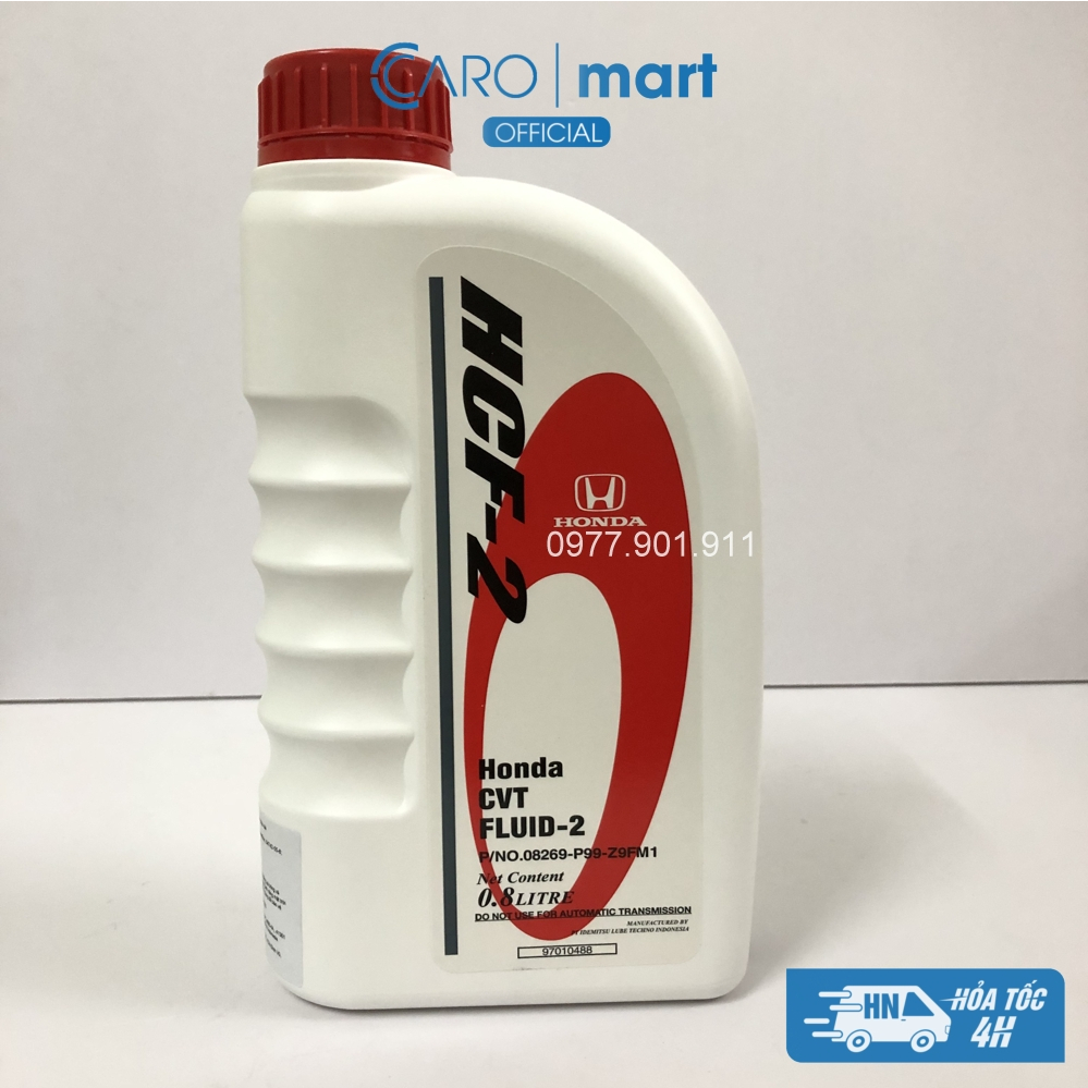 Dầu nhớt hộp số tự động vô cấp xe City, Civic, Jazz Honda HCF-2 CVT Fluid-2