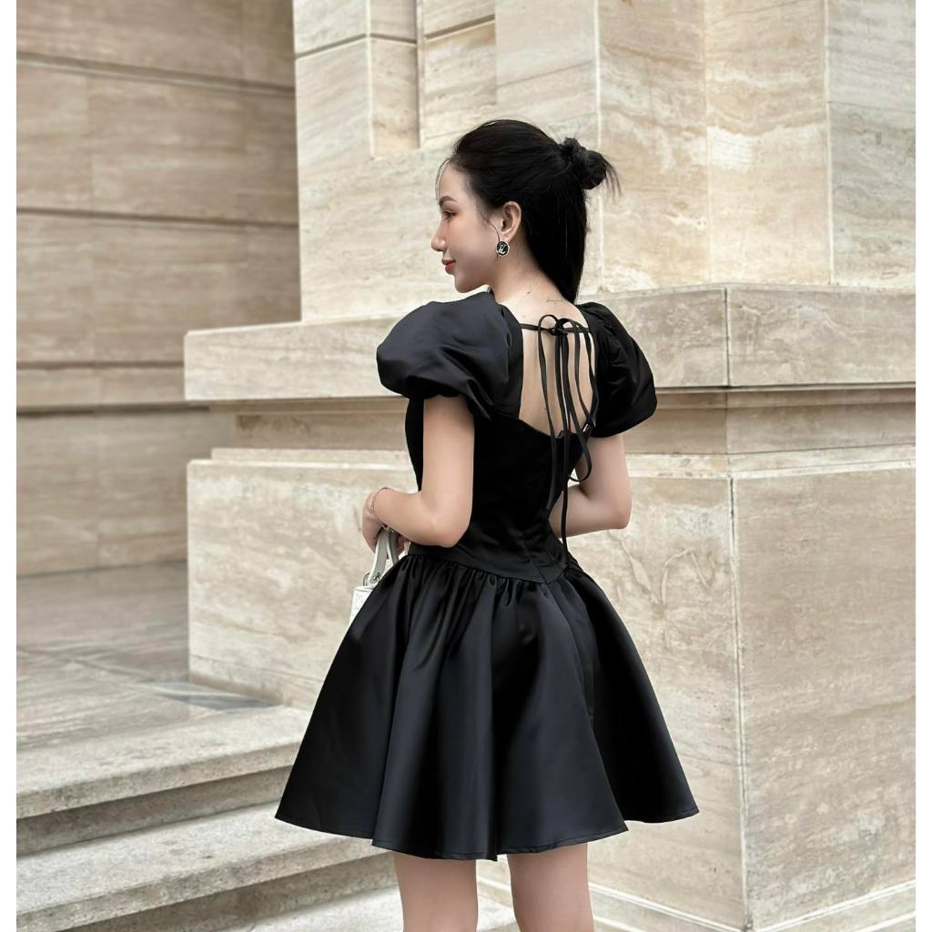 Đầm tay bồng xòe "Milan Dress" EllyClothing