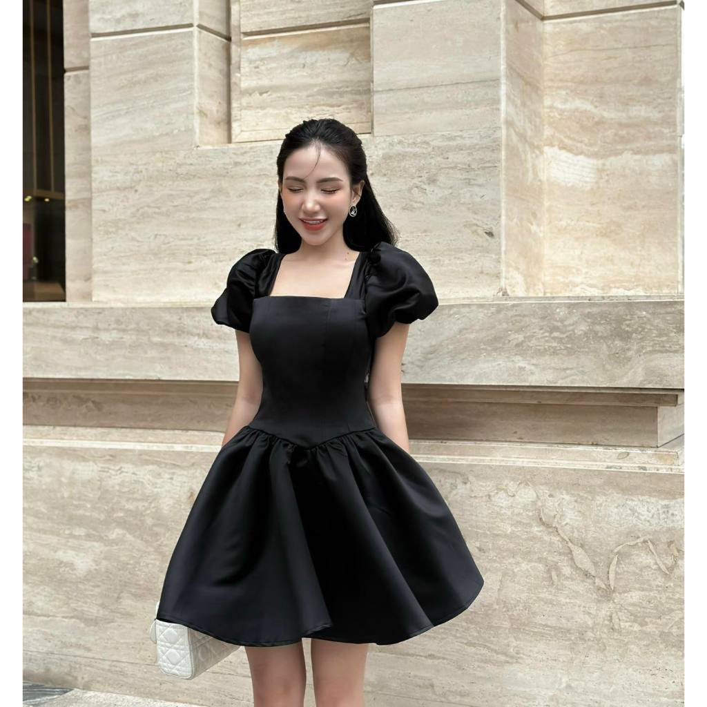 Đầm tay bồng xòe "Milan Dress" EllyClothing