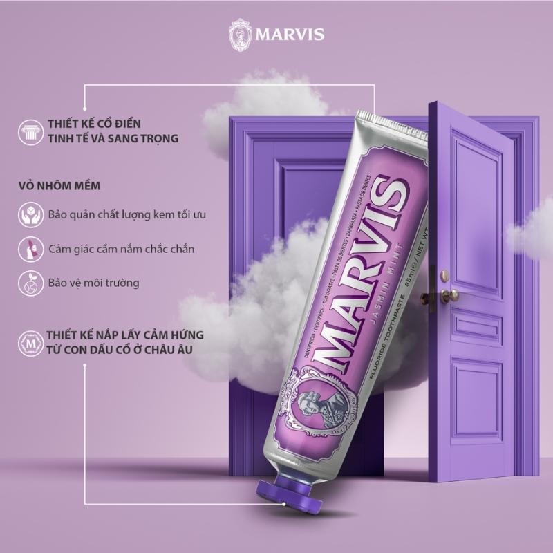 Hàng Công Ty Kem Đánh Răng Marvis Loại Bỏ Mảng Bám Vết Ố Vàng Làm Trắng Răng 85ml