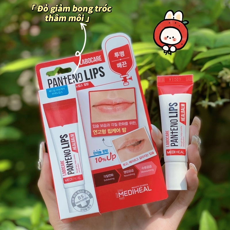 Combo Son Dưỡng Mediheal Làm Mờ Thâm Môi, Mềm Môi Labocare Healbalm 10ml
