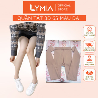 Quần tất nữ 3D 6S LYMIA màu đánh lừa thị giác hàng loại 1 chuẩn 3 team QT01