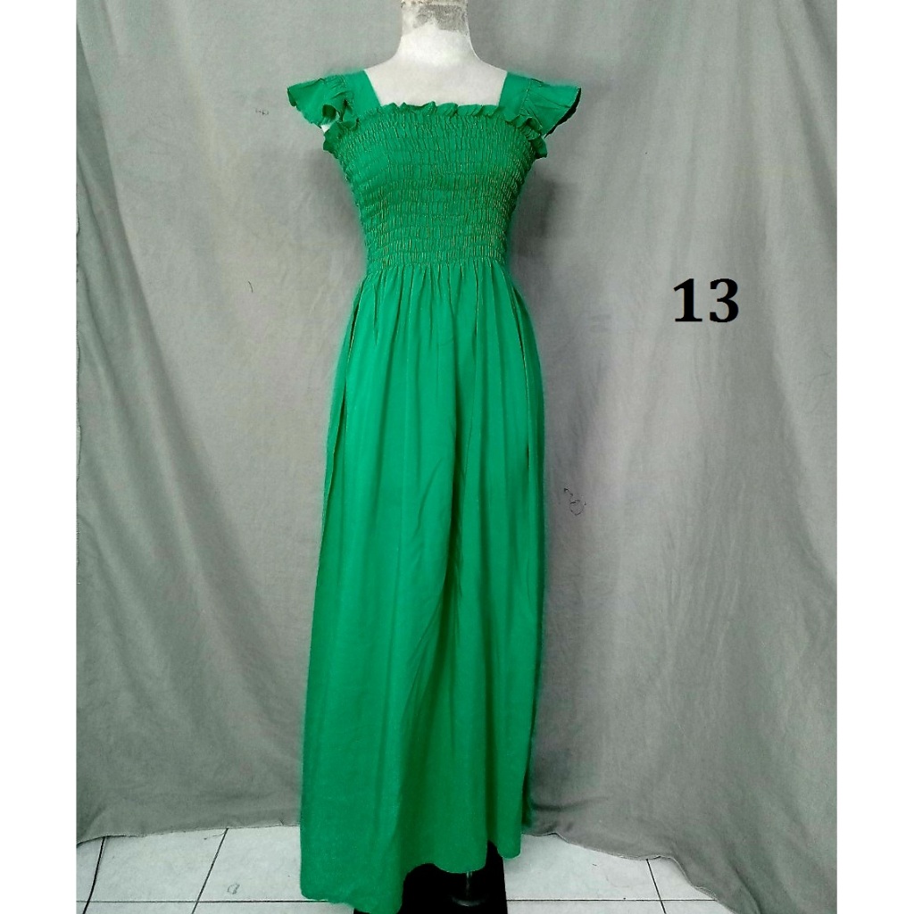 Đầm maxi cánh tiên lanh thái