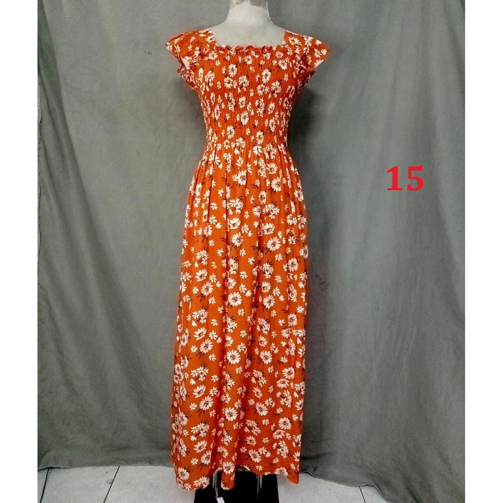 Đầm maxi cánh tiên lanh thái