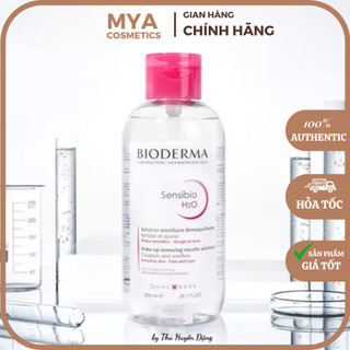 Nước Tẩy Trang BIO D E R MA 850ml (Hồng - Bản Nắp Nhấn)