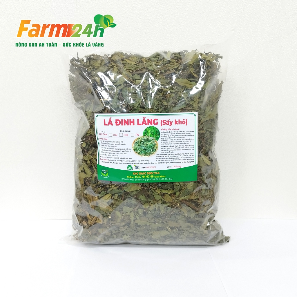 Lá Đinh Lăng khô thơm loại 1 – 500g