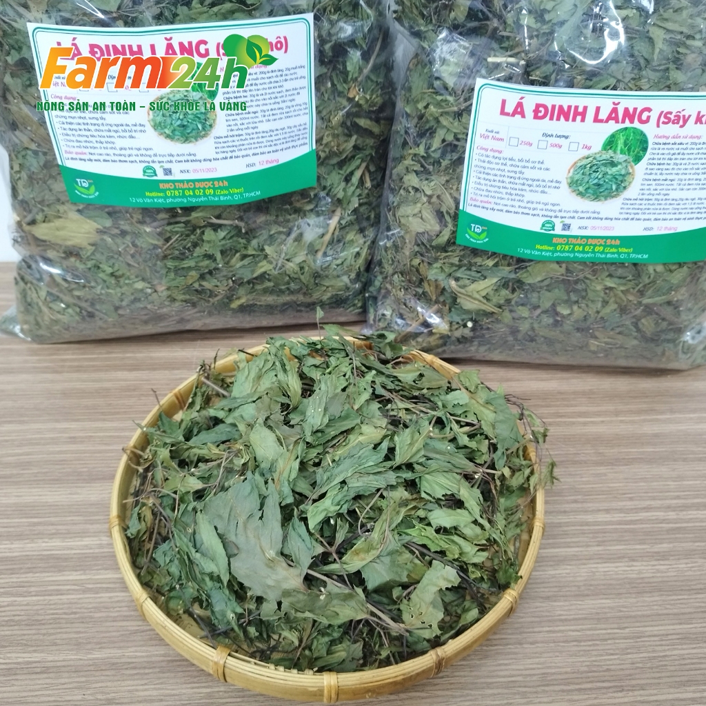 Lá Đinh Lăng khô thơm loại 1 – 500g