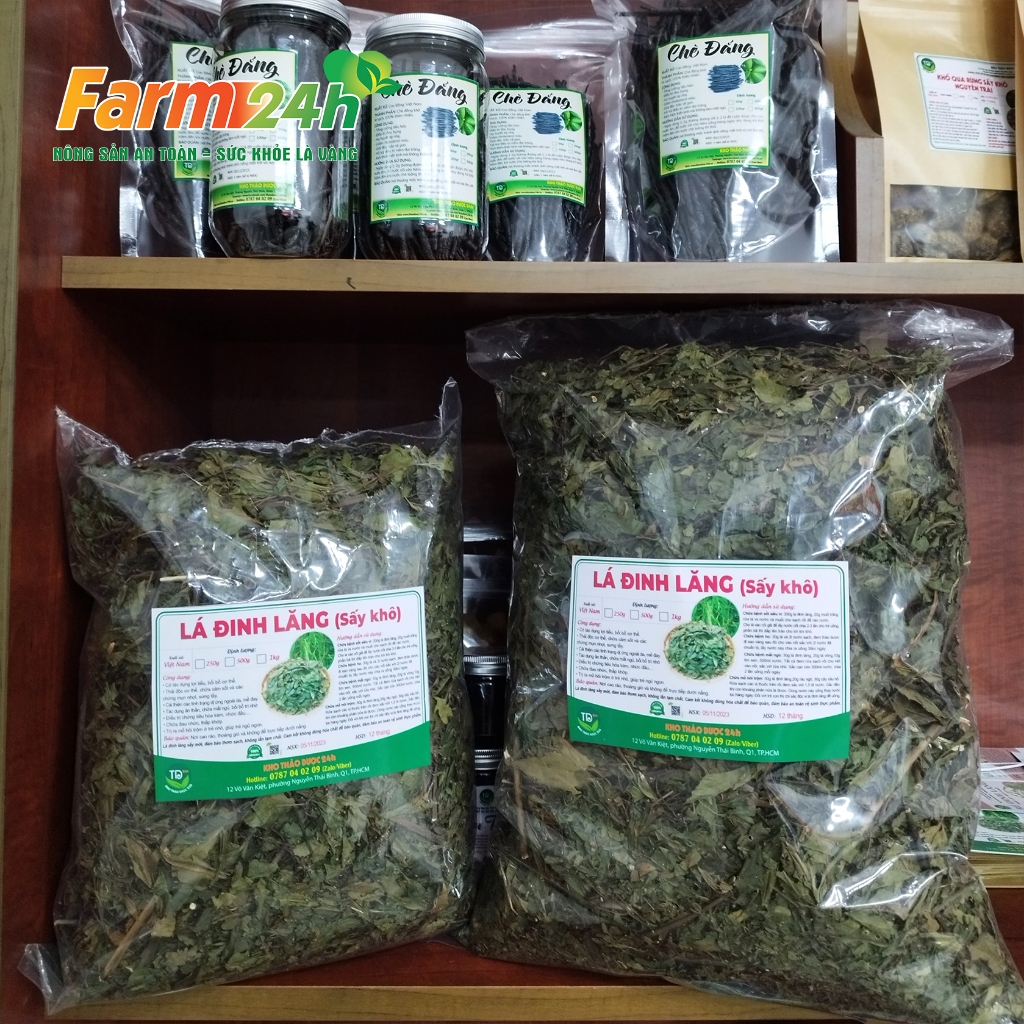 Lá Đinh Lăng khô thơm loại 1 – 500g