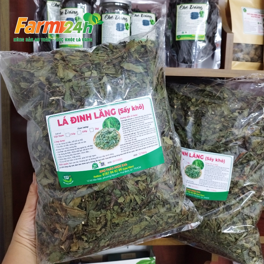 Lá Đinh Lăng khô thơm loại 1 – 500g