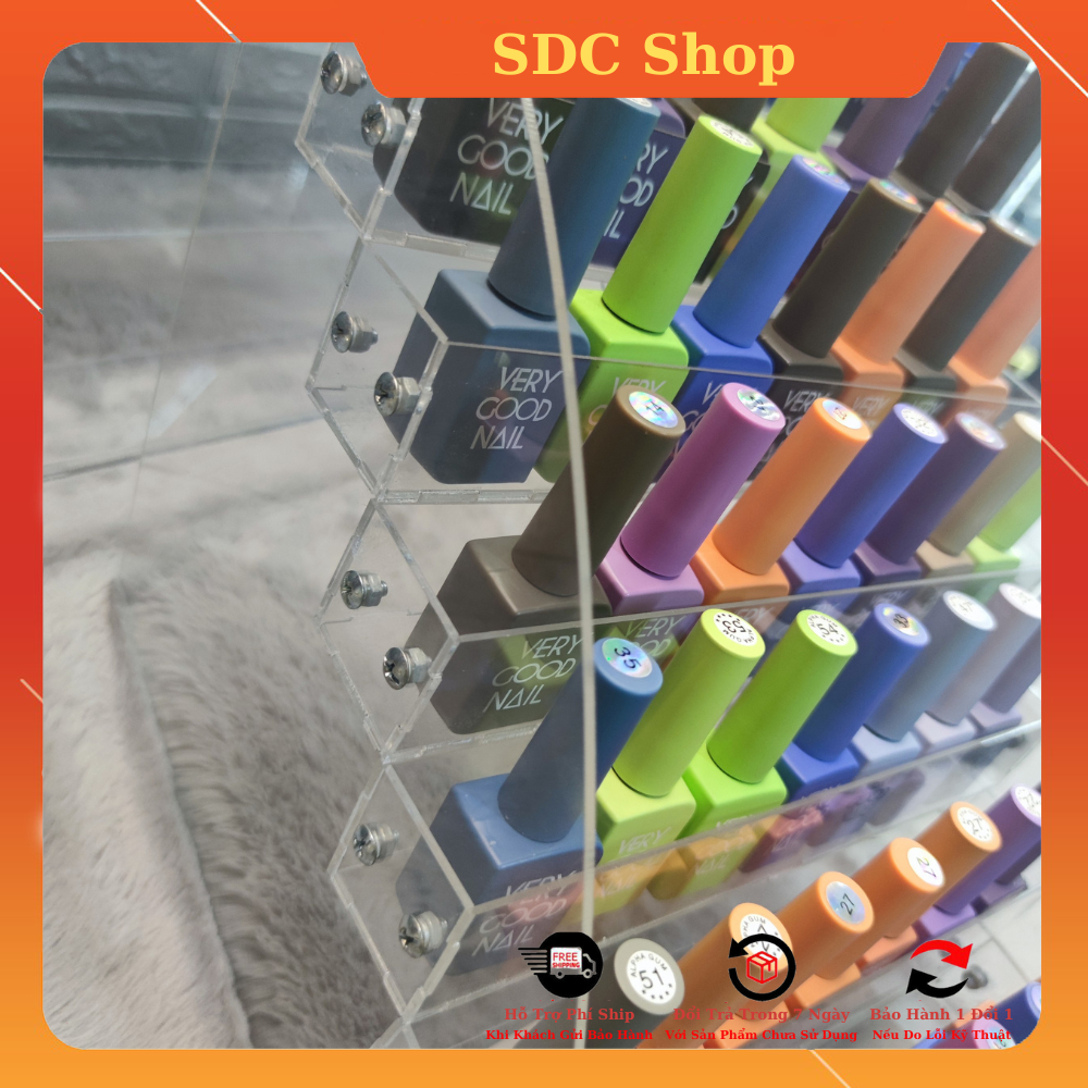 Kệ Để Sơn Nail - Kệ Đựng Sơn Nail Giá Rẻ - Kệ Trưng Bày Mica