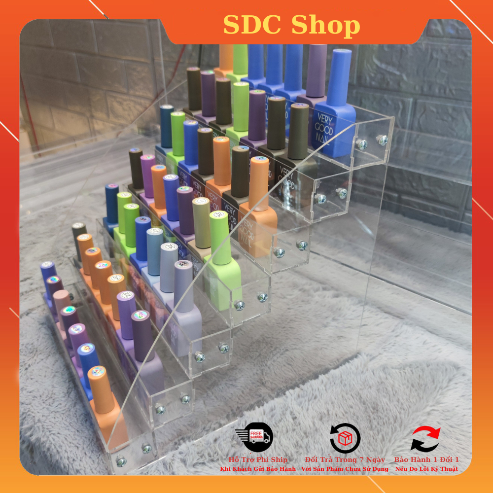 Kệ Để Sơn Nail - Kệ Đựng Sơn Nail Giá Rẻ - Kệ Trưng Bày Mica